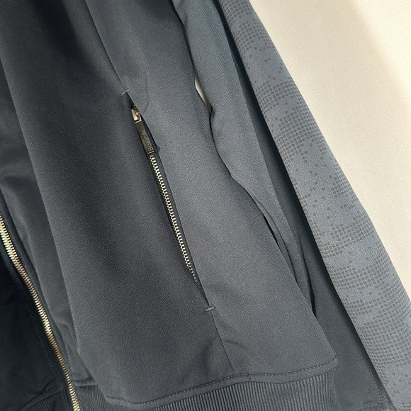 Bench Navy Blue Zip Up Sweater Light Jacket - Picture 5 of 9